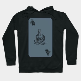 Memento Mori Poker Card Hoodie